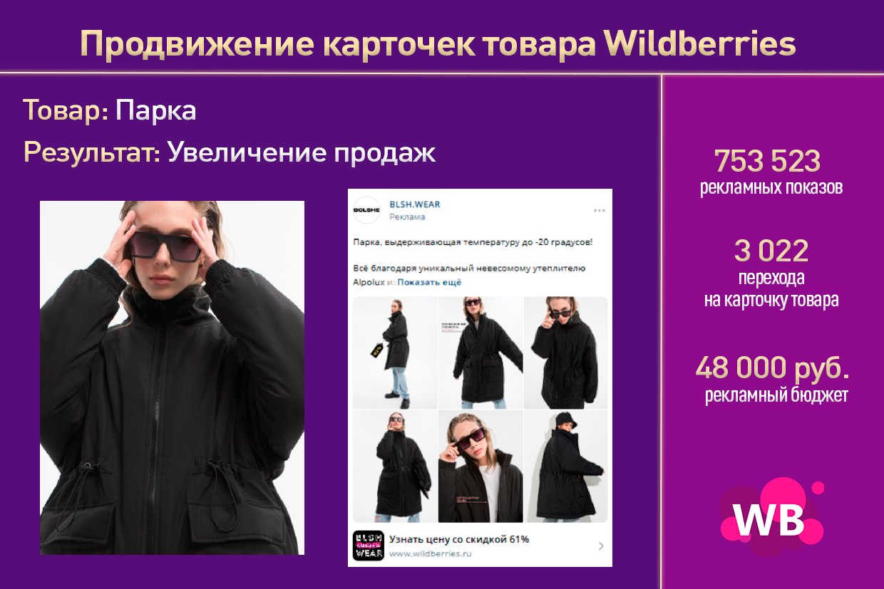 Продвижение карточек wildberries