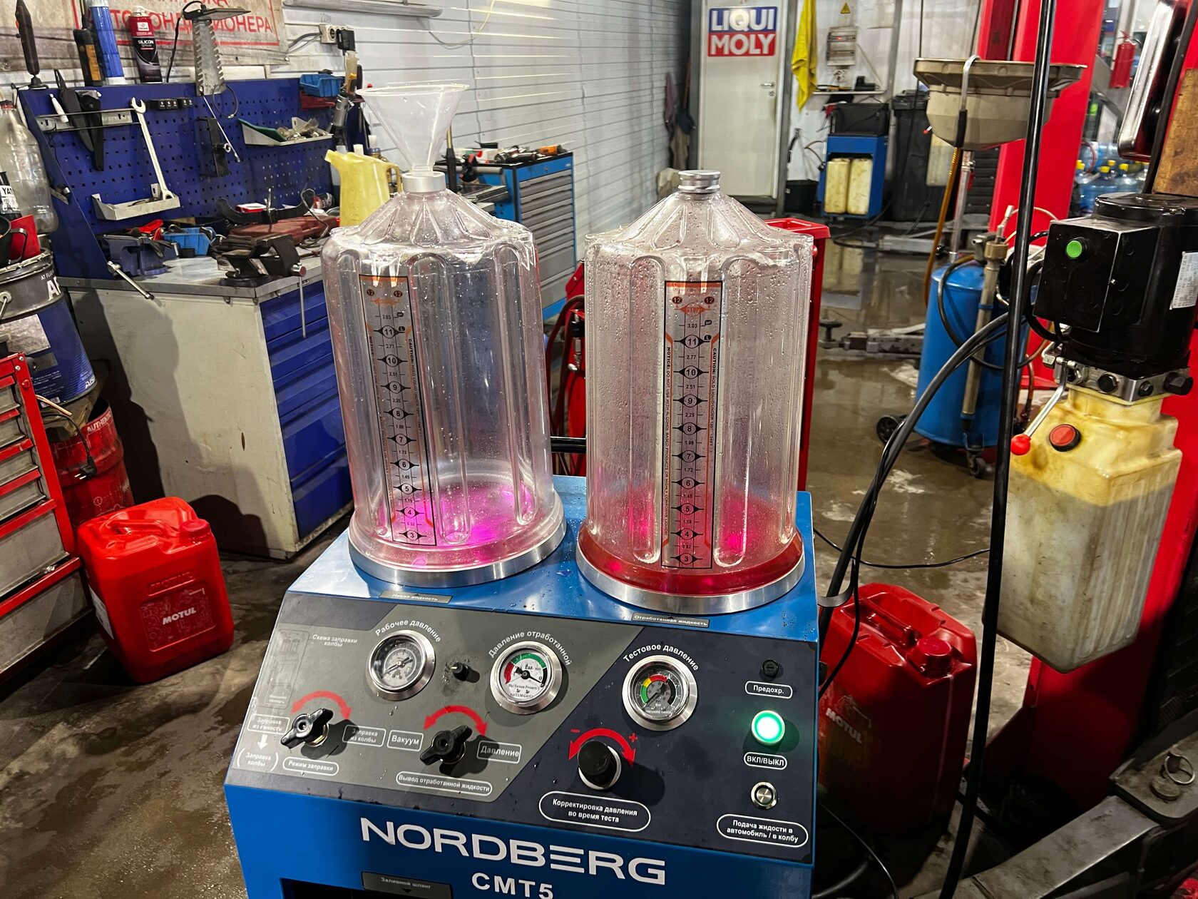 Замена антифриза аппаратная успешно завершена