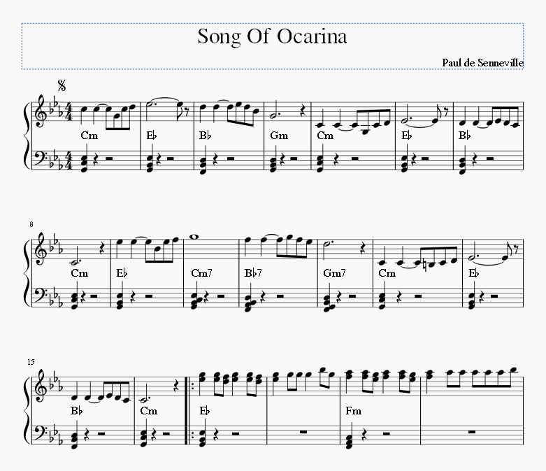 Song Of Ocarina