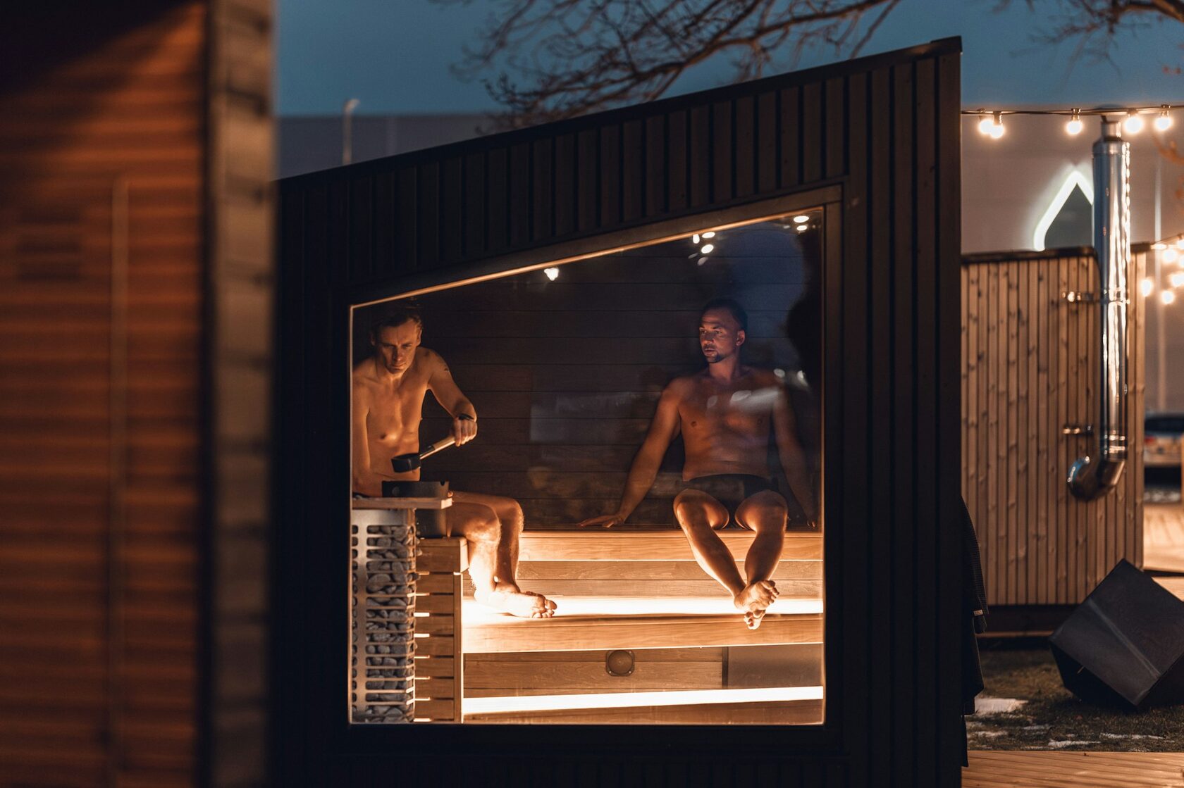Sauna Anhänger Lieferung