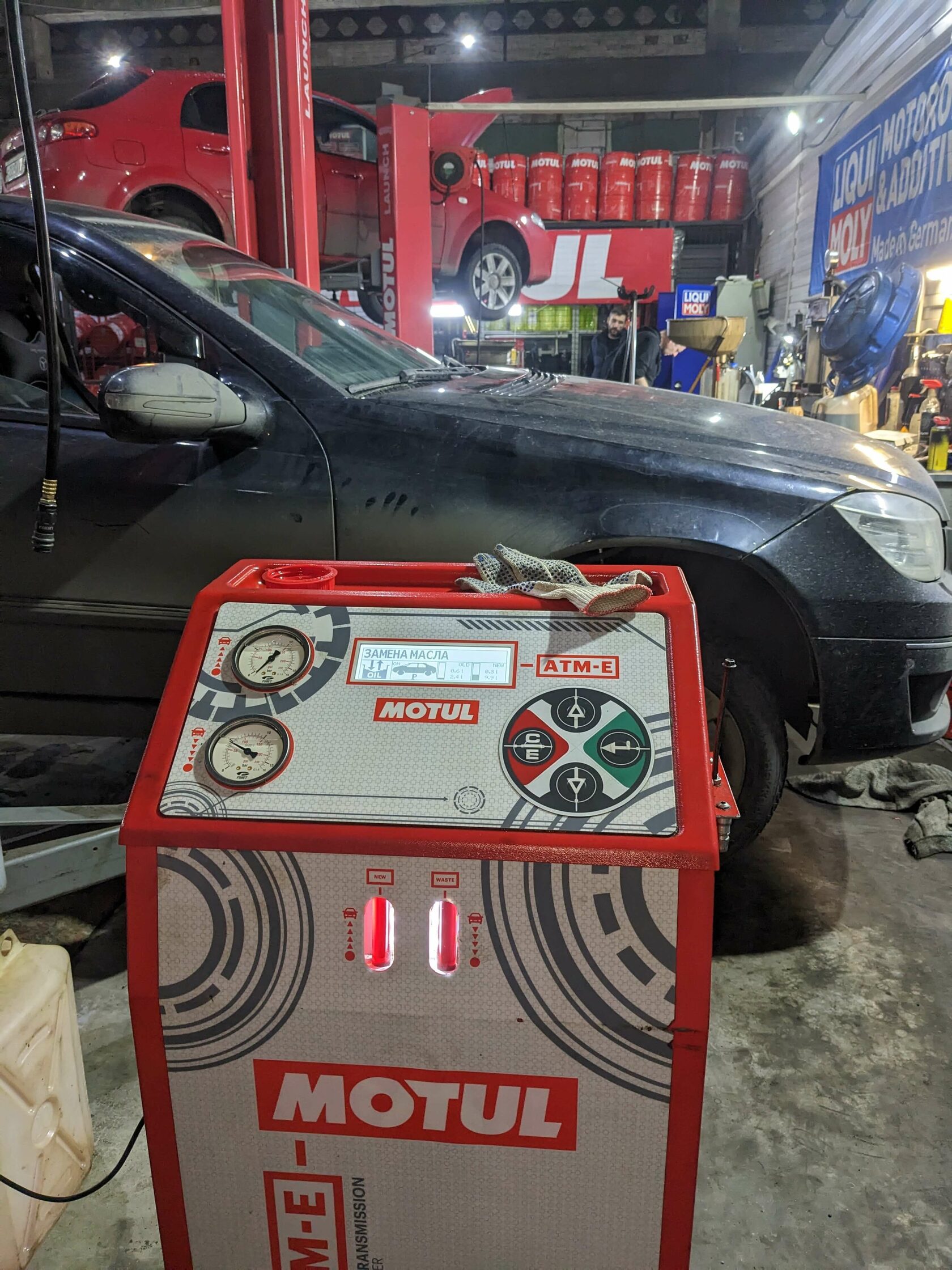 Установка Motul Evo для АКПП Mercedes