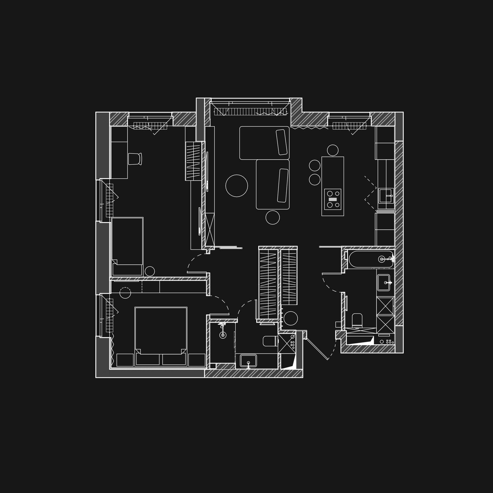 Residential complex ZILART apartment interior design