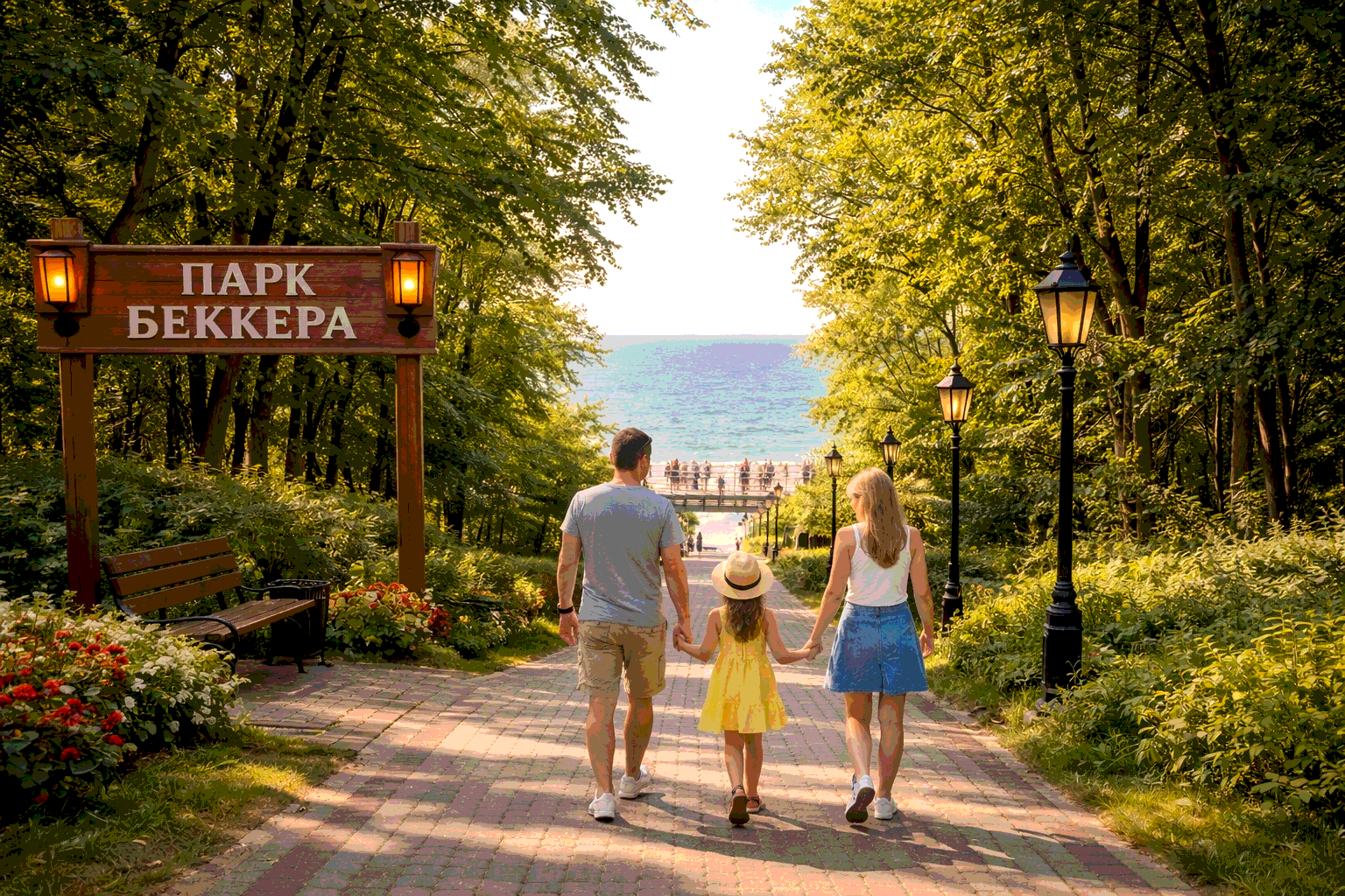 Парк Беккера — лучший старт маршрута по Янтарному