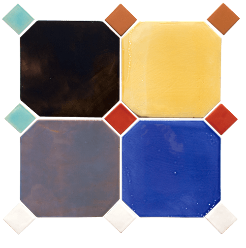 Керамическая плитка ручной работы необычной формы