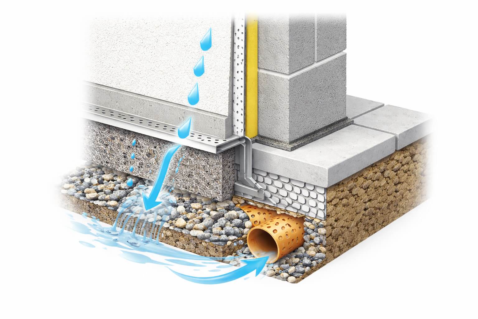 Узел цоколя в СФТК: защита низа фасада и зона брызг