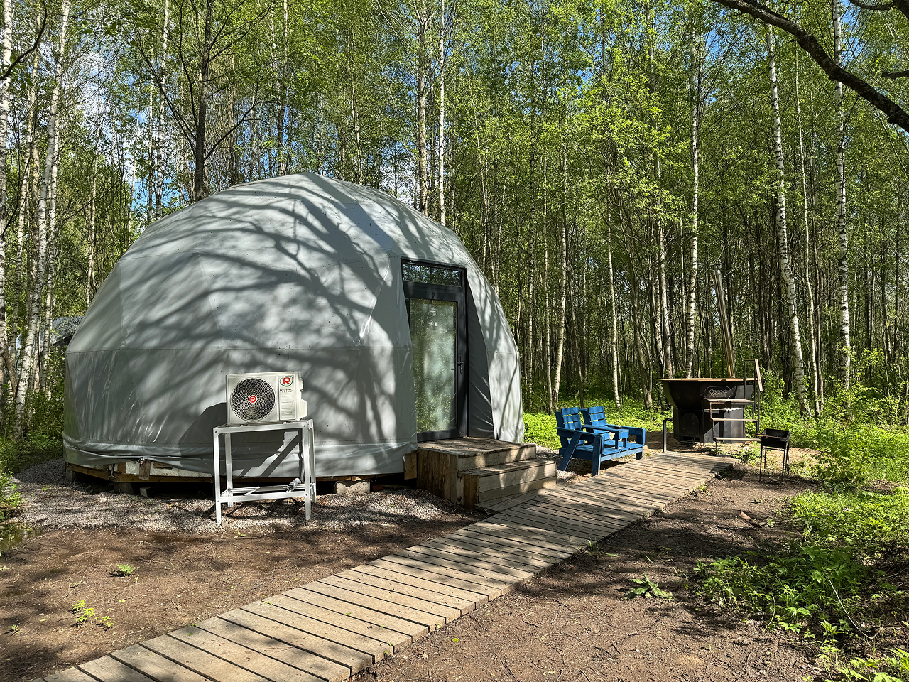 Озеро Ле, глэмпинг