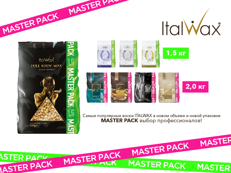 ITALWAX, MASTER PACK, INTERCHARM Professional, воск, депиляция