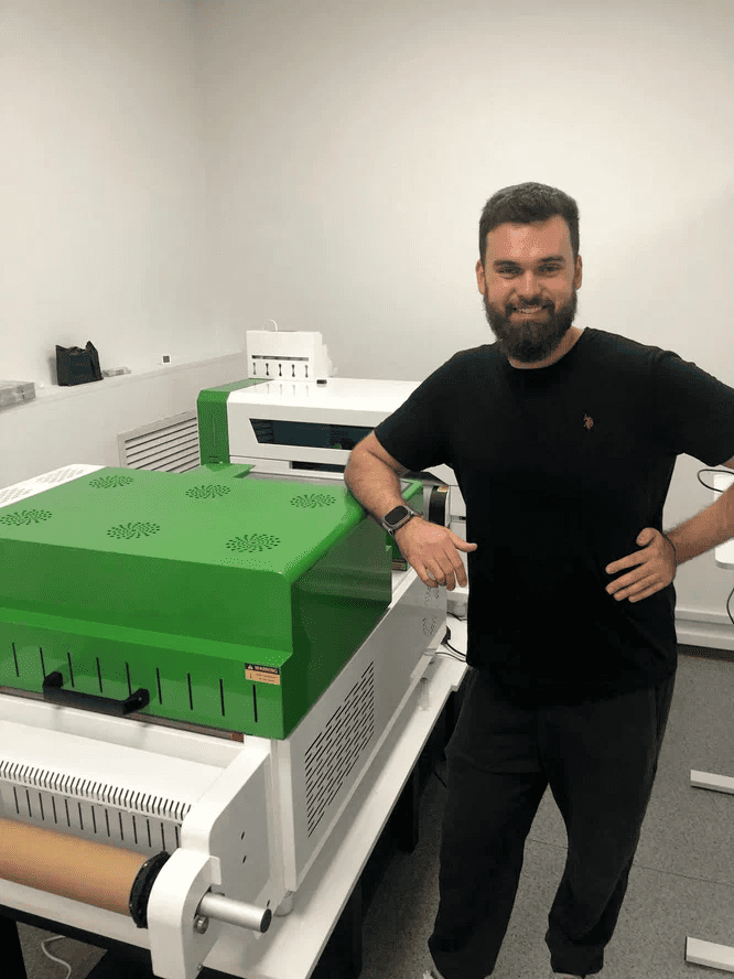 Запуск нового DTF-принтера LECORE 45 см I3200*2 в г. Москва