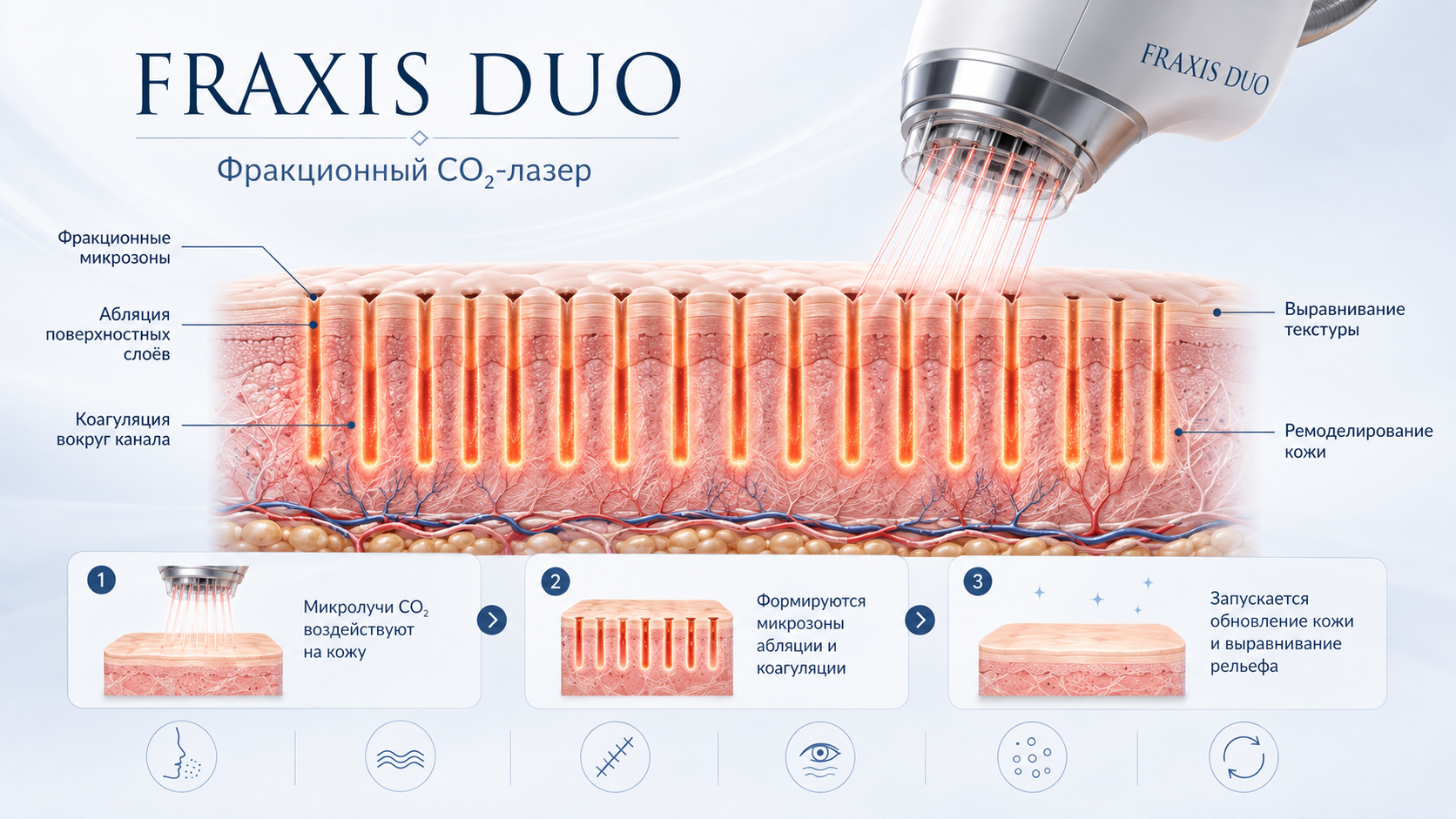 FRAXIS DUO: фракционный CO2-лазер