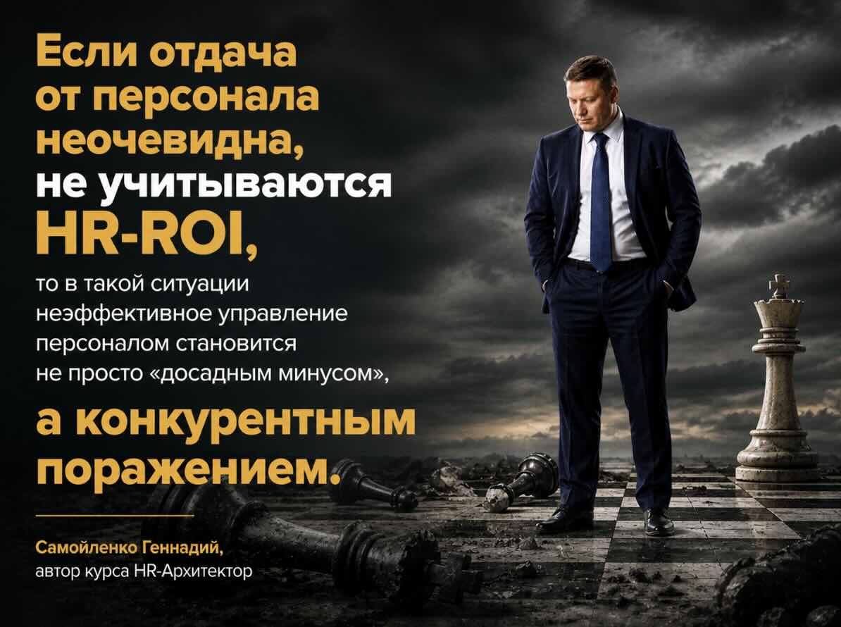  Если не учитывать HR-ROI