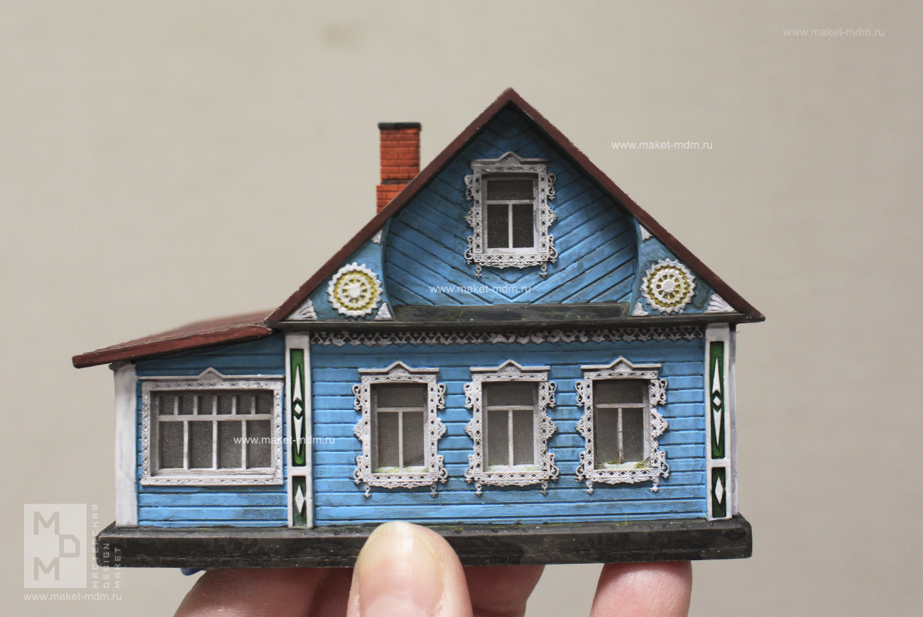 макет этнодеревни