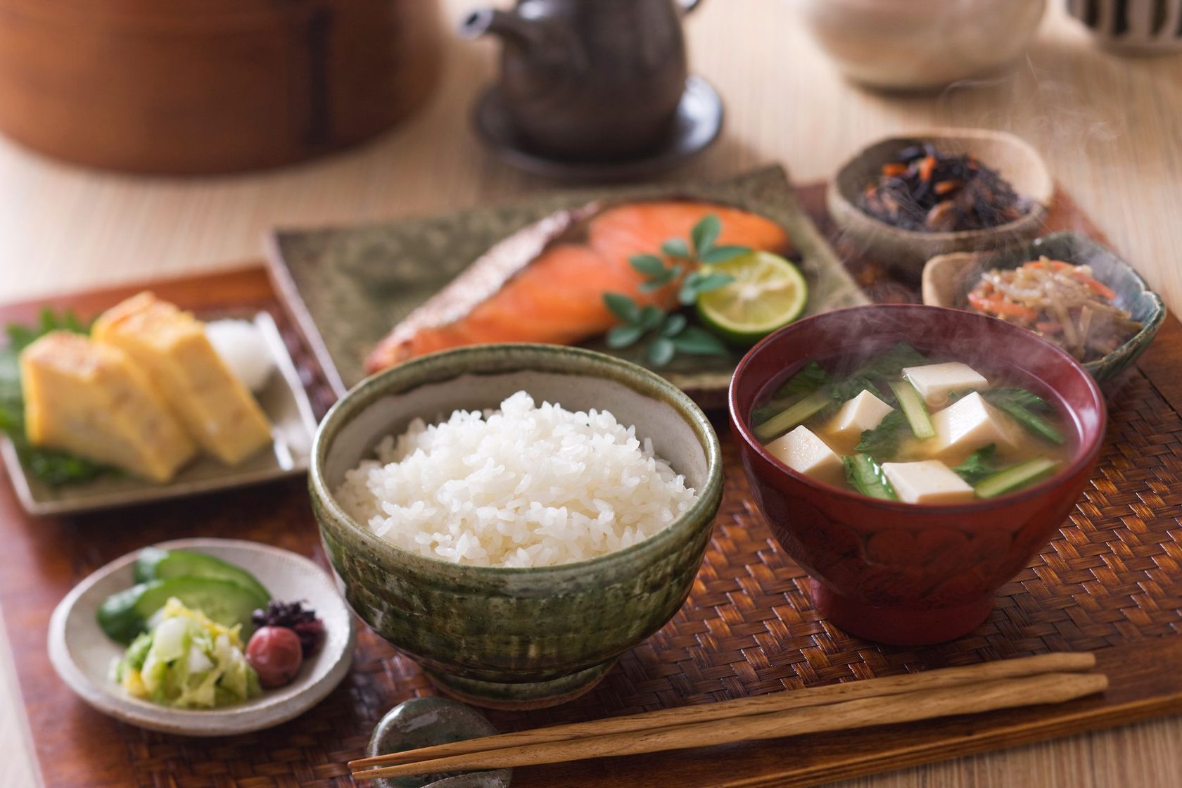 Джапаниз Брекфест. Японская кухня. Японские блюда. Кухня Японии.