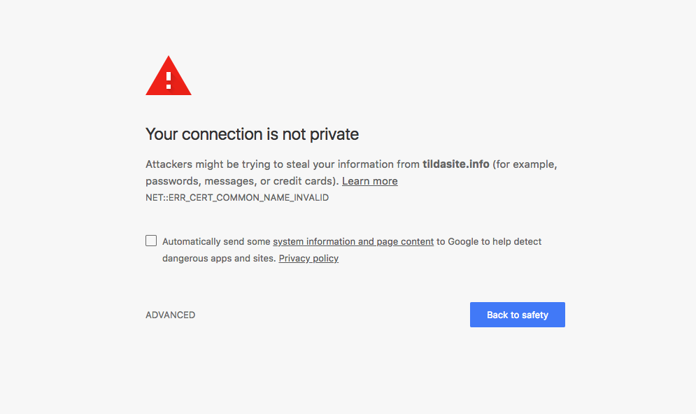You are not secure