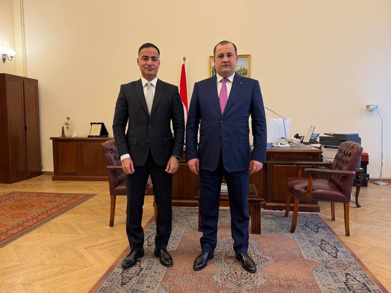 Артур Хачатрян,Хамди Мохамед,Президент МАЭПД,Посол Египта в России