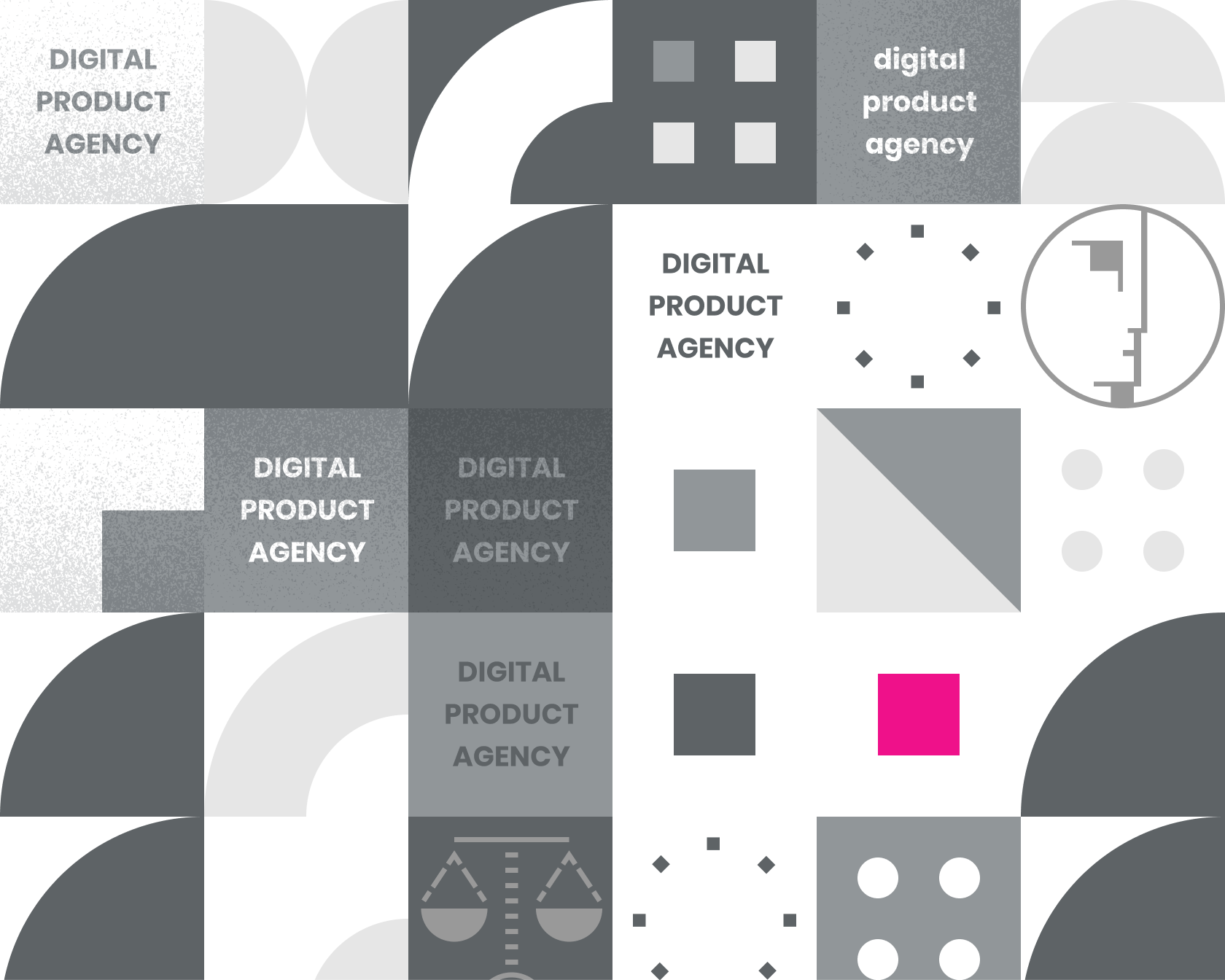 A digital product design agency's portfolio, featuring a variety of innovative designs for well-known tech companies.