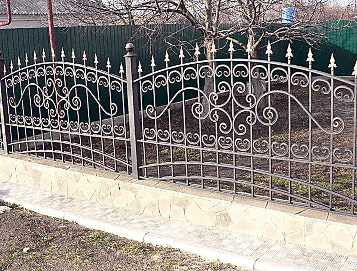 Ворота палисадники кованые Мездрин Павел