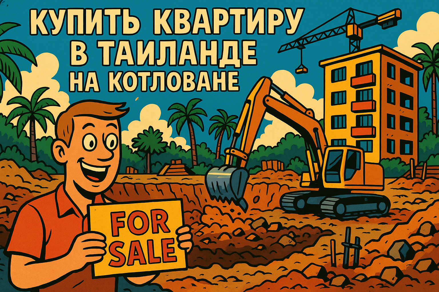 Когда я впервые задумался о покупке недвижимости в Таиланде, друзья отговаривали:  &amp;amp;amp;quot;Ты что, с ума сошёл? На котловане? Это же риск!&amp;amp;amp;quot; ⠀ Но именно тогда я сделал лучшее вложение за последние 10 лет. Через год квартира подор