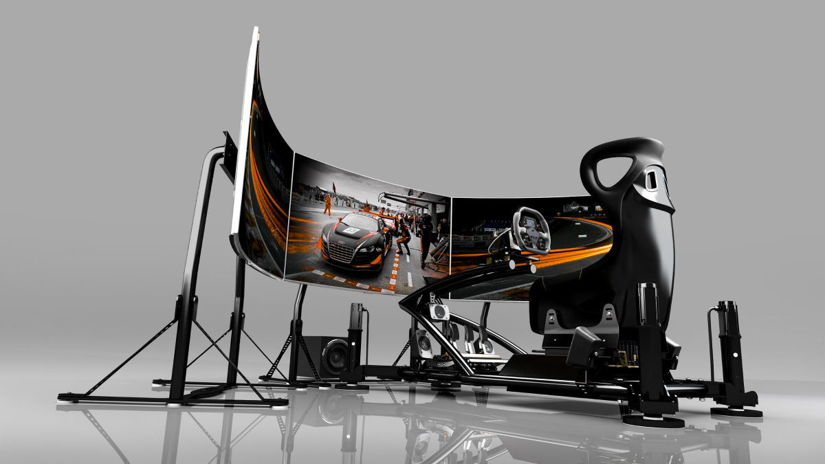 Реалистичное оборудование для симрейсинга: рули, педали и кокпиты, которые превращают виртуальную гонку в настоящее ощущение автоспорта.