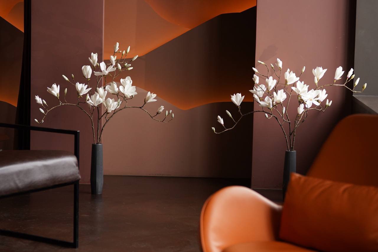 Букет магнолии ручной работы; подарок на восьмое марта