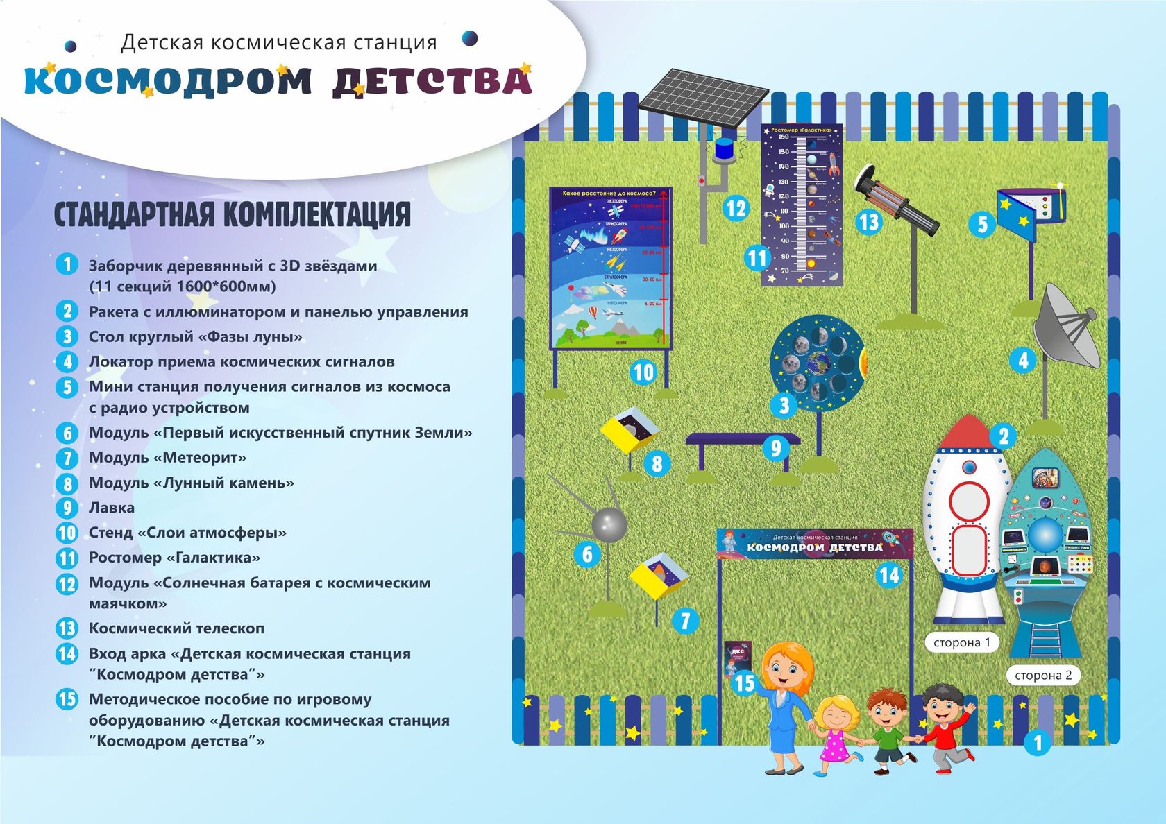 Детский технический проект космодром