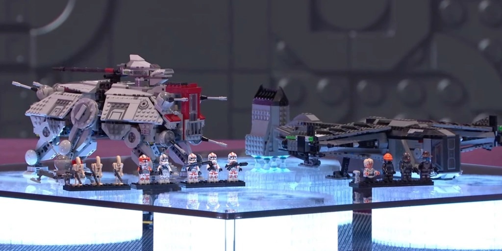 LEGO® Star Wars™ 75337 AT-TE™ a LEGO® 75323 Loď Justifier™