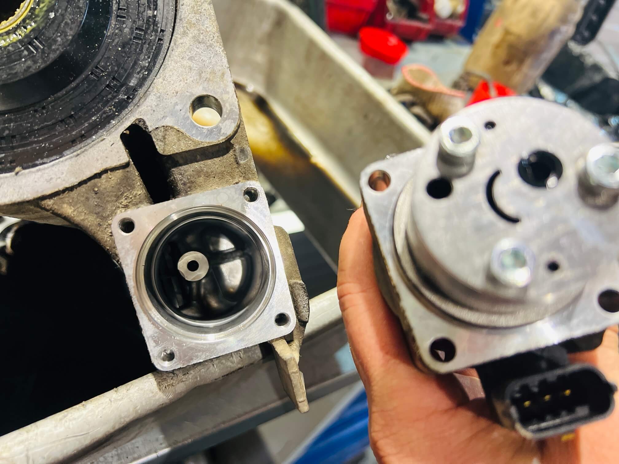 Мойка насоса муфты