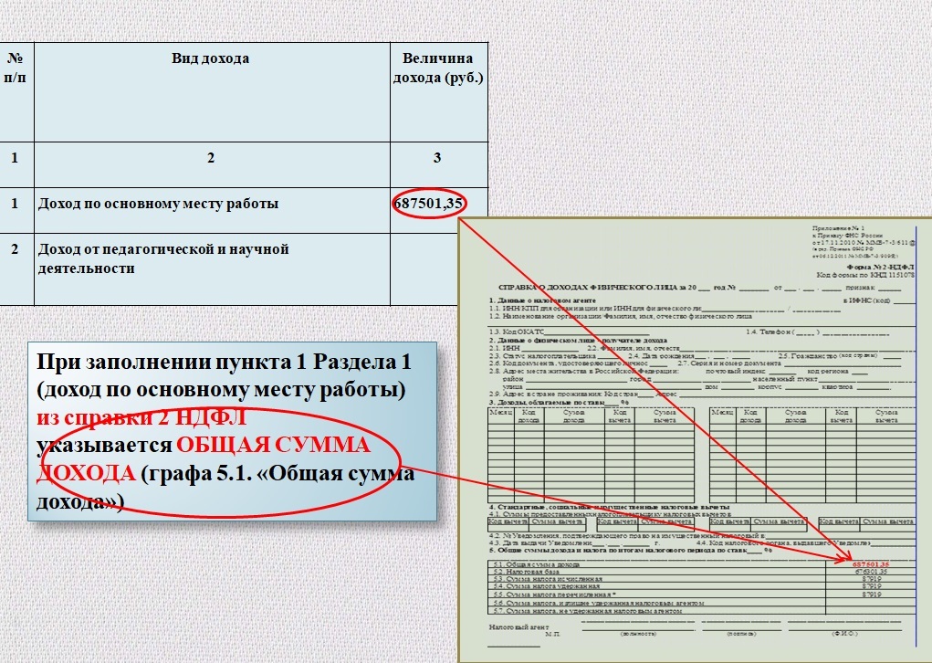 Заполнить соответствующую форму