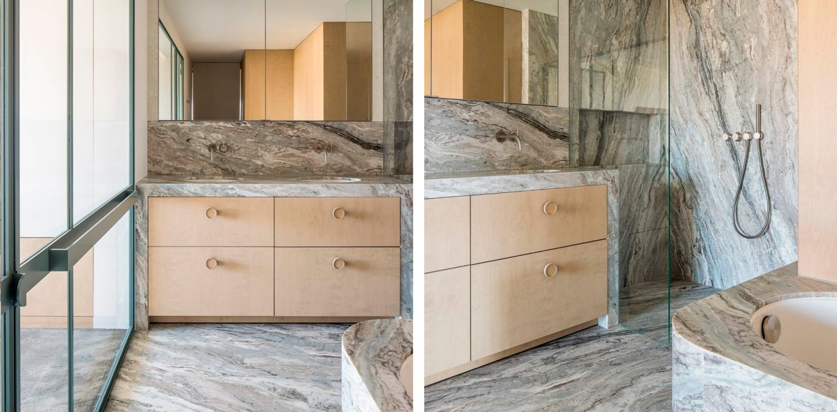 облицовка санузла мрамором