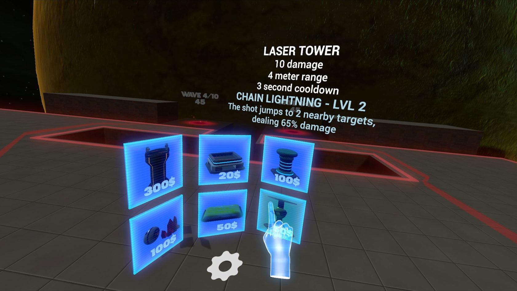 Laser tower. Laser Tower in game. Damage Meter. Damage Meter Life.