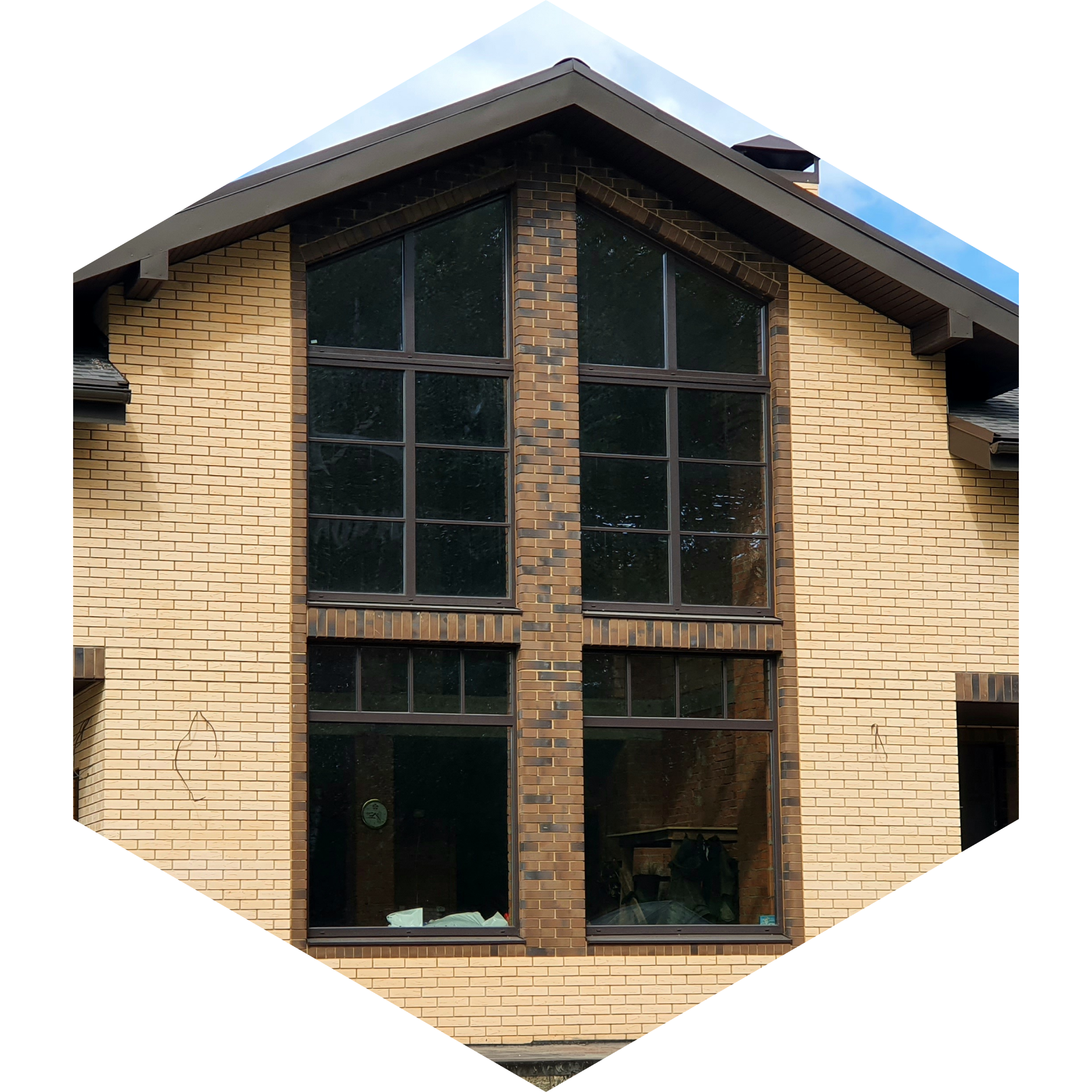 Пример остекления частного дома 