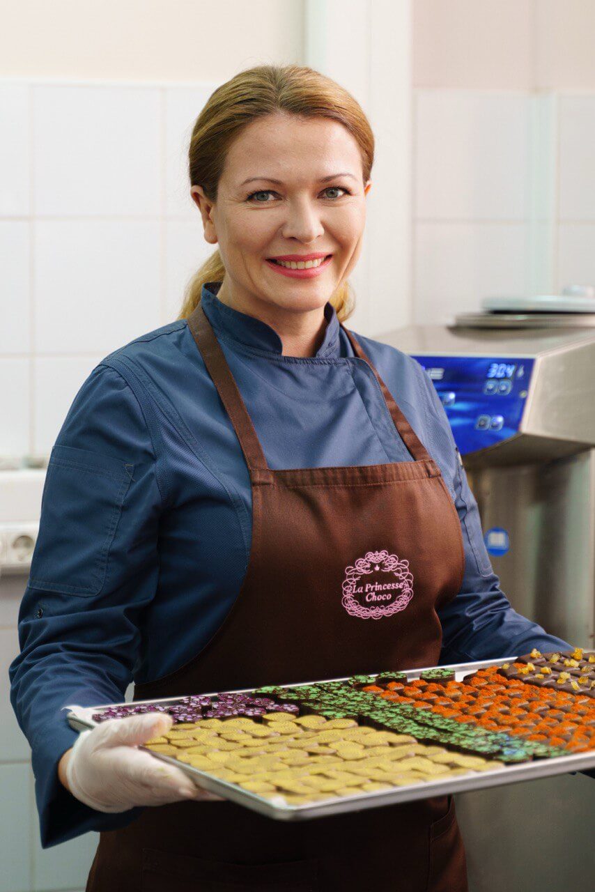 Алла Комиссарова основатель шоколадено-кондитерского ателье La Princesse Choko