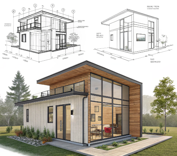 Дом-трансформер: как построить небольшое жилье с возможностью будущего расширения | Дивид