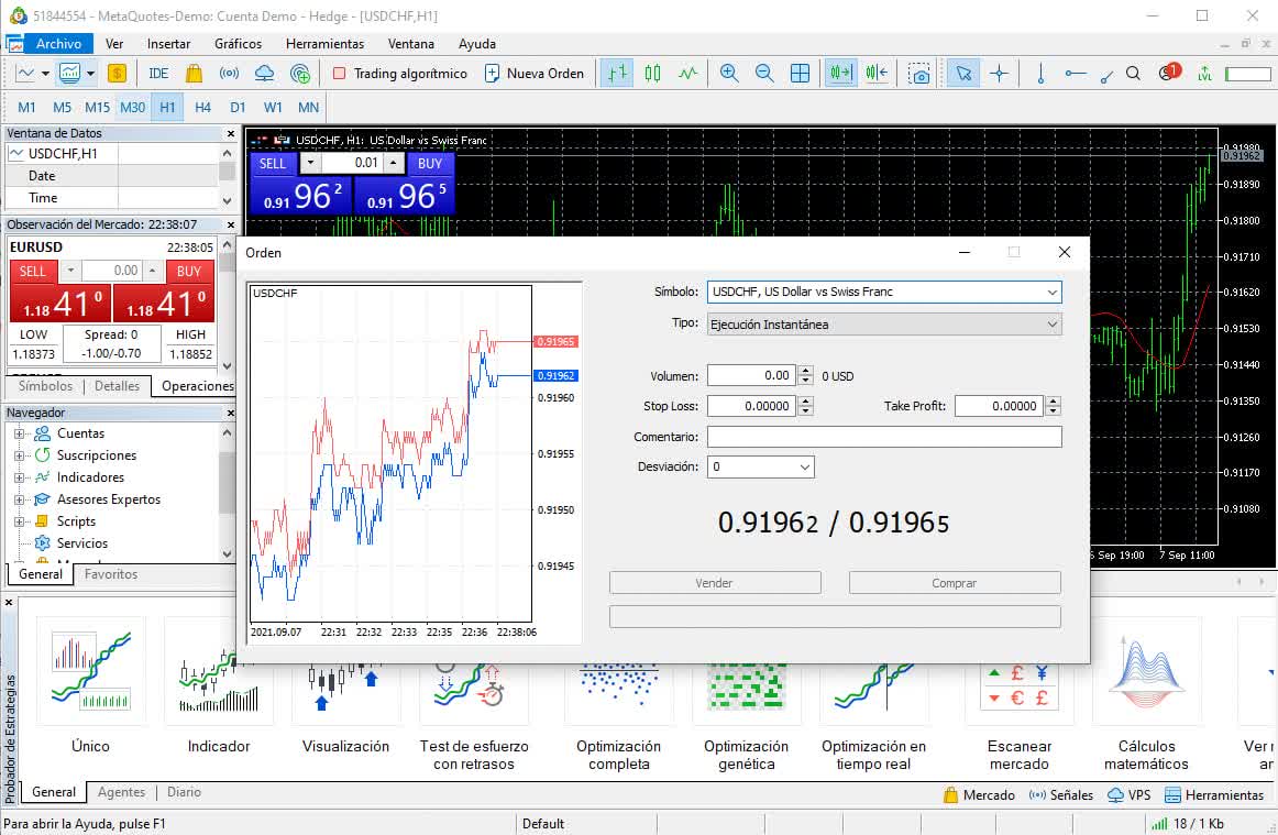  Editar una posición abierta