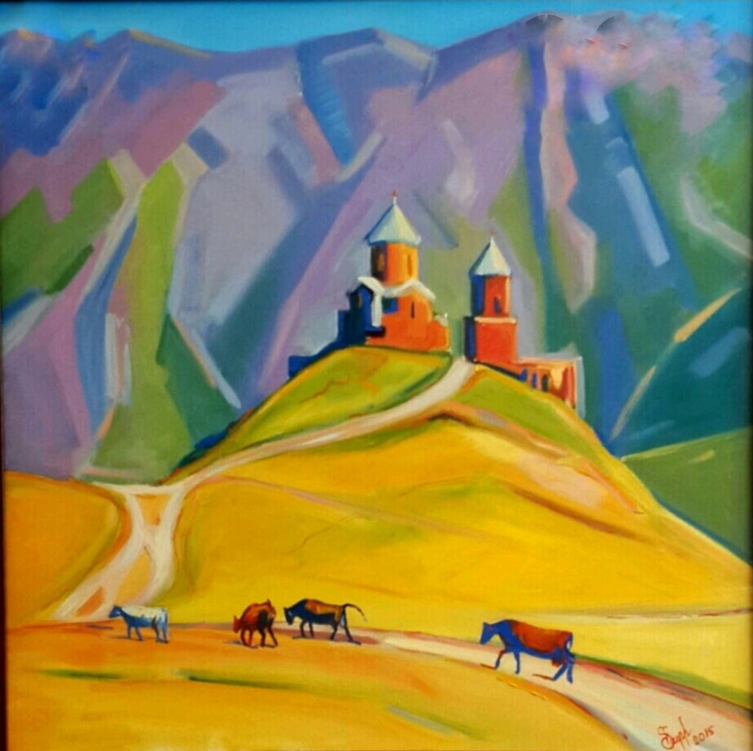 Азат Азатян художник картины горы маслом
