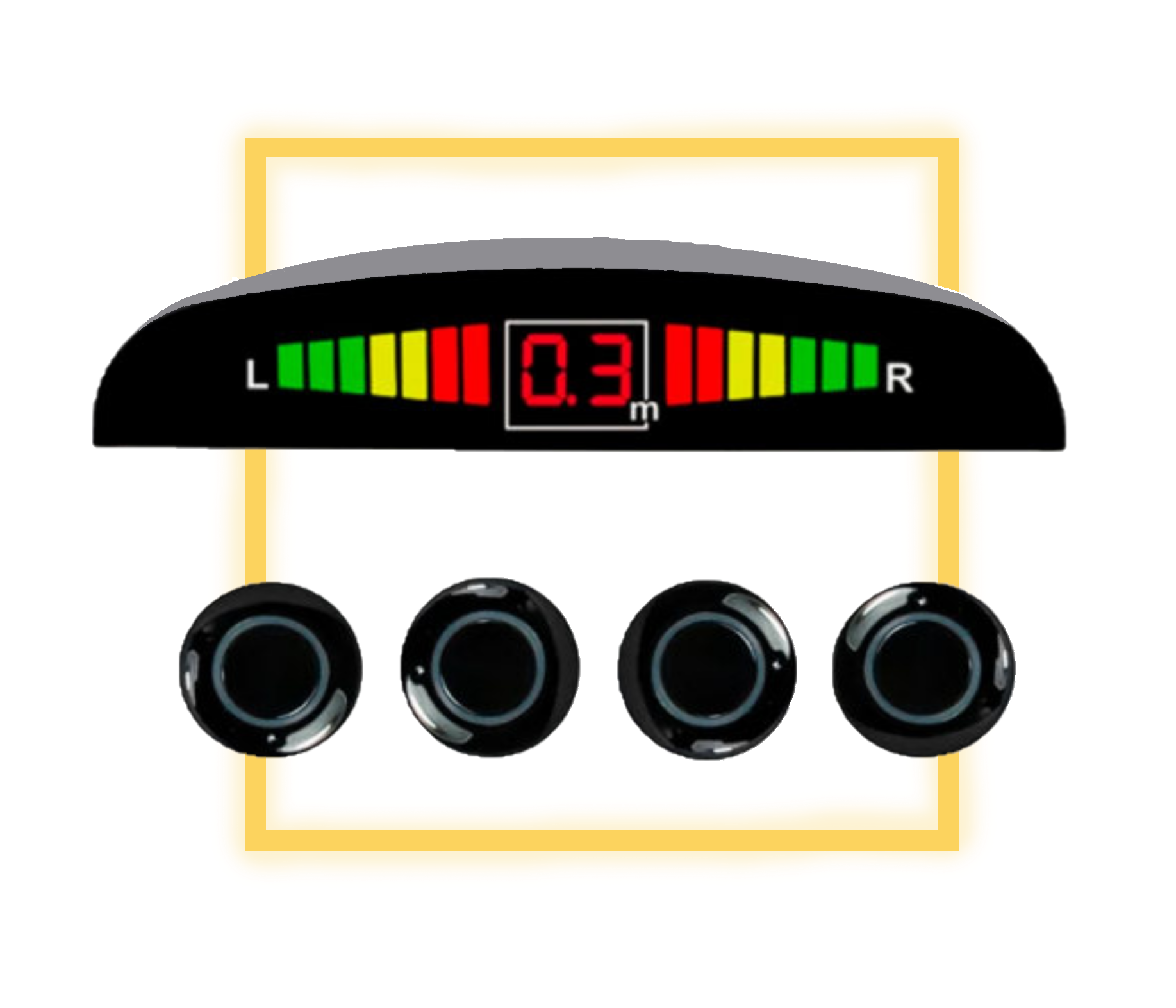 Парктроники с датчиками 20мм