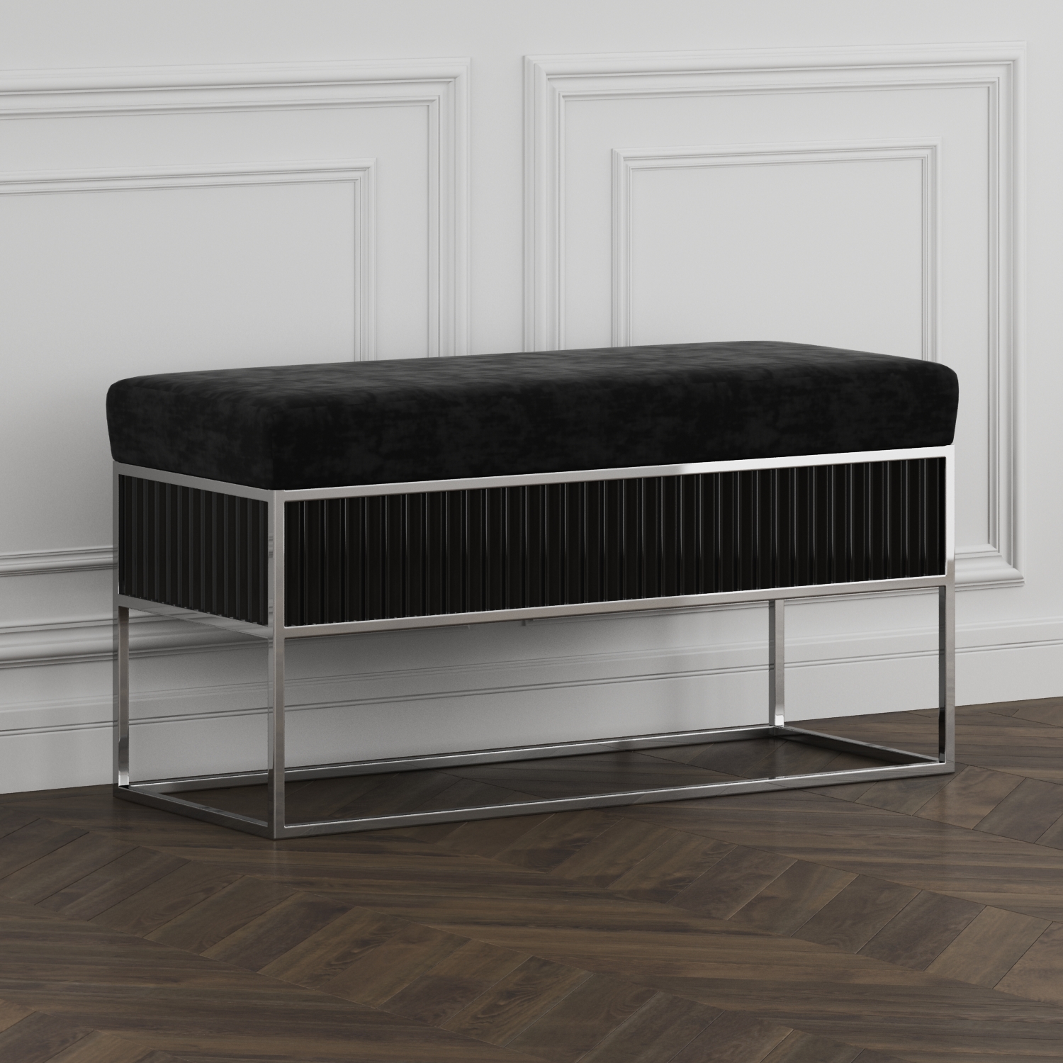 Банкетка «Blacked» - купить в Москве дизайнерскую металлическую мебель