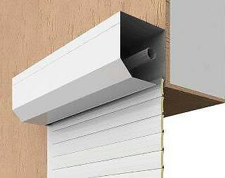 Накладной монтаж рольставней