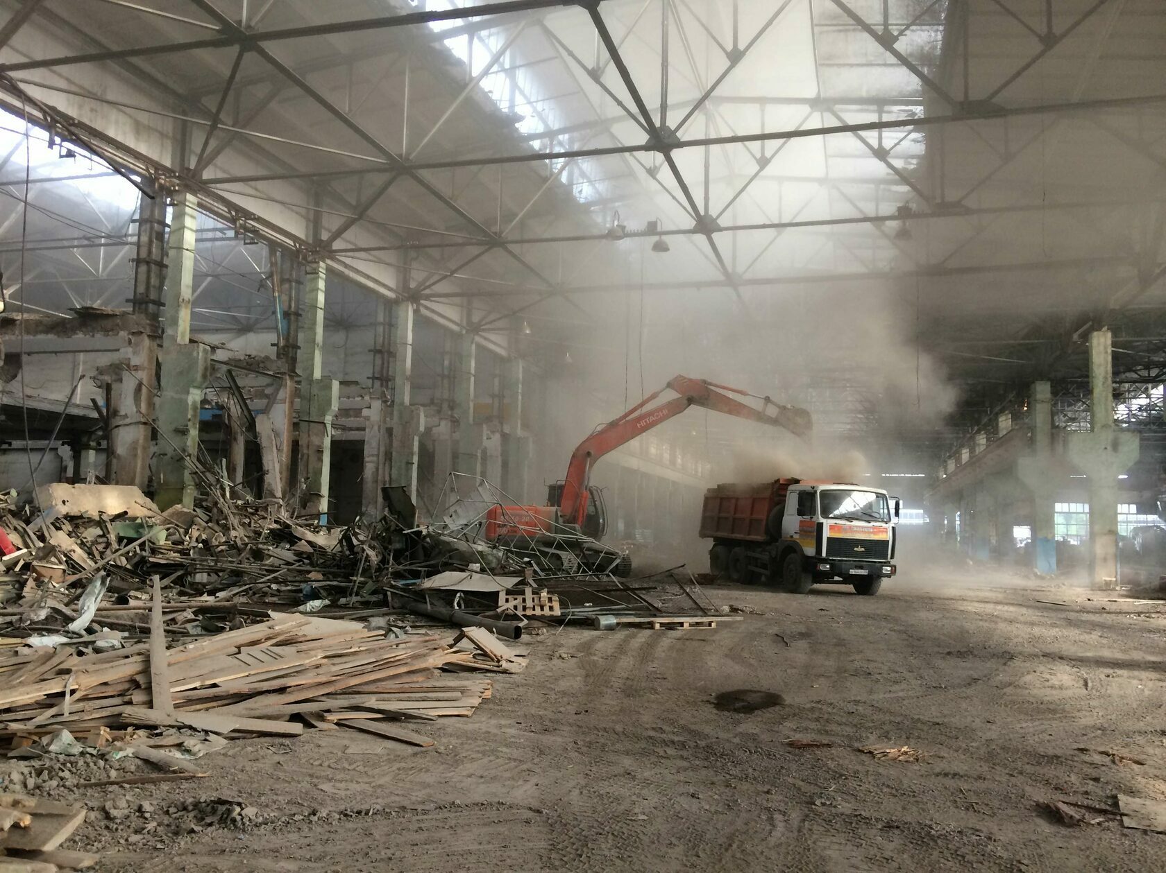 Демонтаж цехов заводов, складов в Нижнем Новгороде