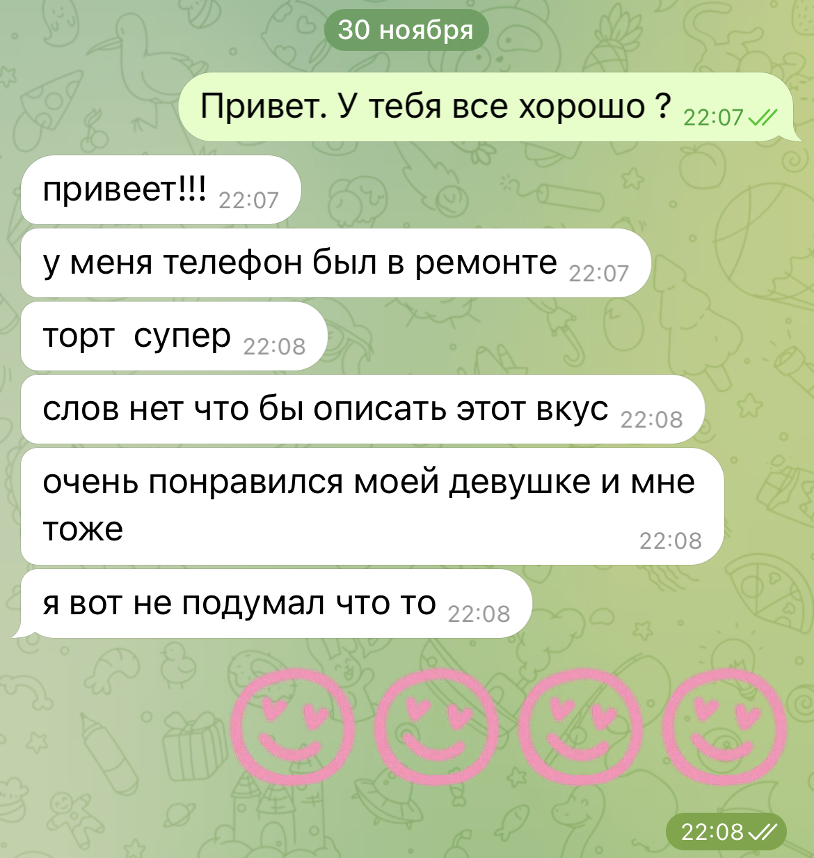 отзыв о незабываемом десерте с декором от fromlovepastry