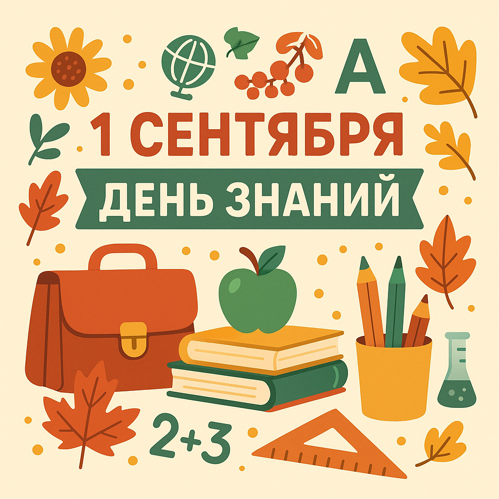 Первое сентября - день знаний!