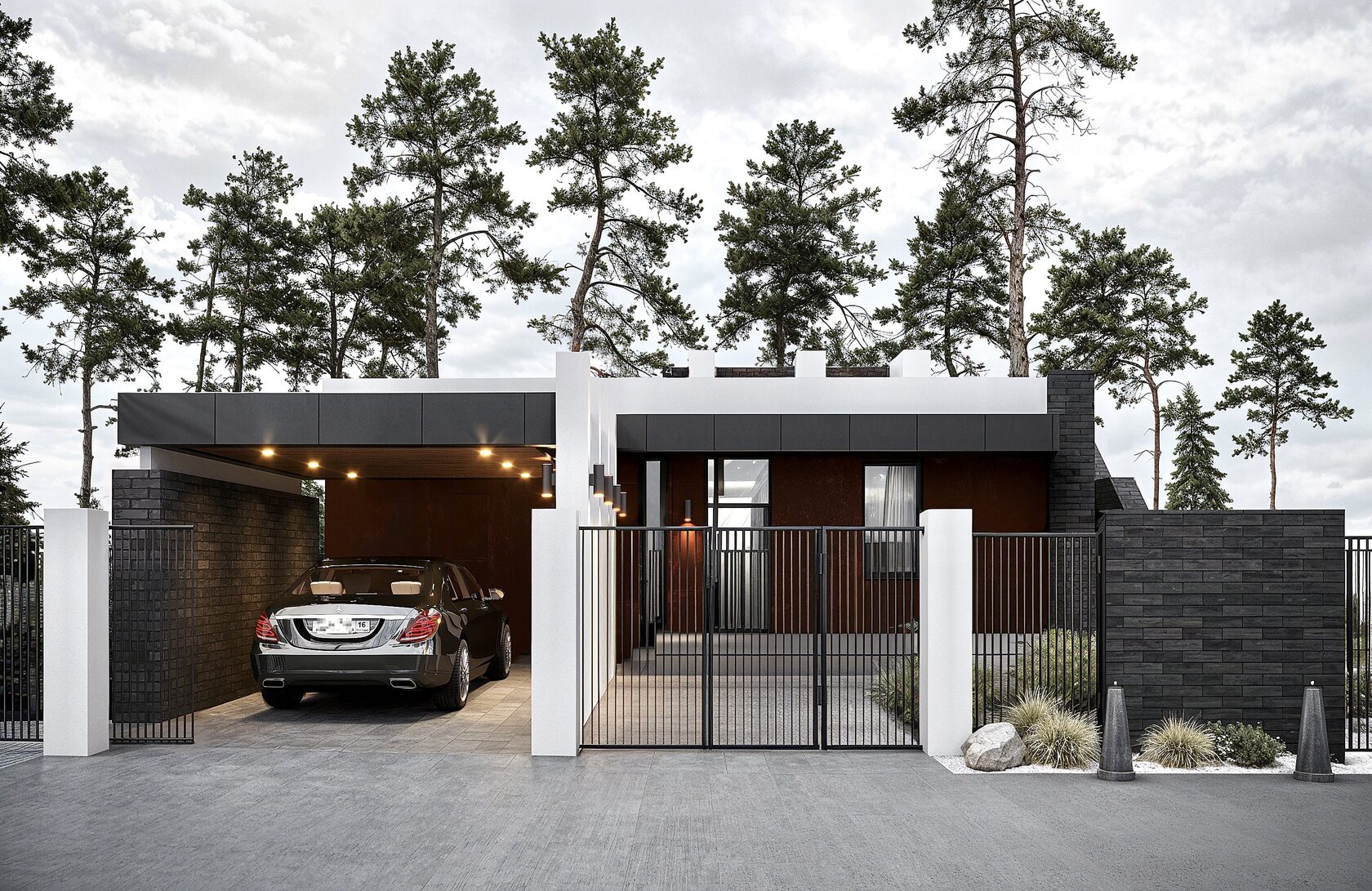 Проектирование частного дома в Казани, архитектура