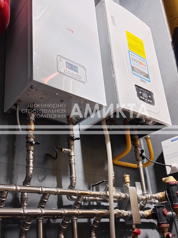 Резервное отопление: совместная работа газового и электрического котла