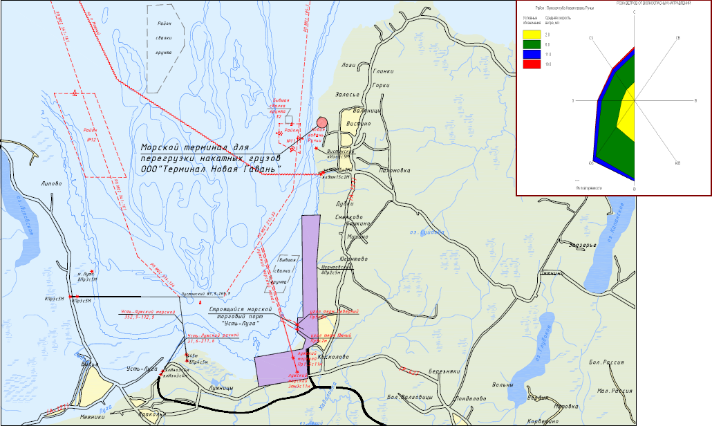 Усть луга морской порт схема