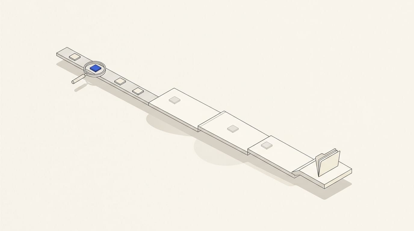 A few enquiries from an advertising channel follow a long track to a proposal folder.