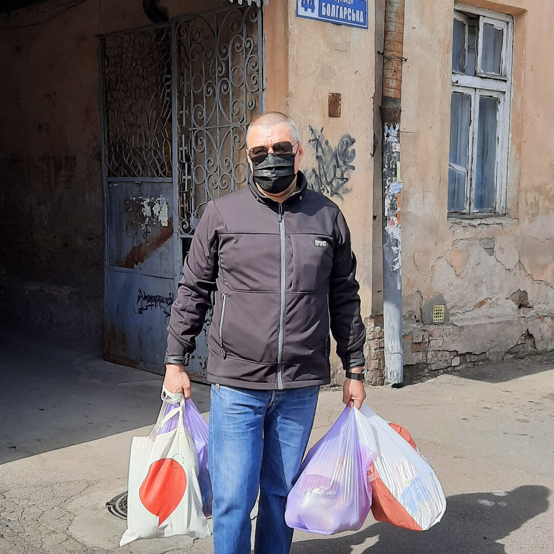 Помощь одесситам Молдаванки во время карантина