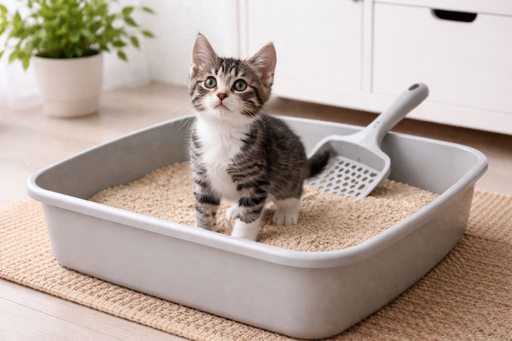 Как полностью избавиться от неприятного запаха из кошачьего туалета