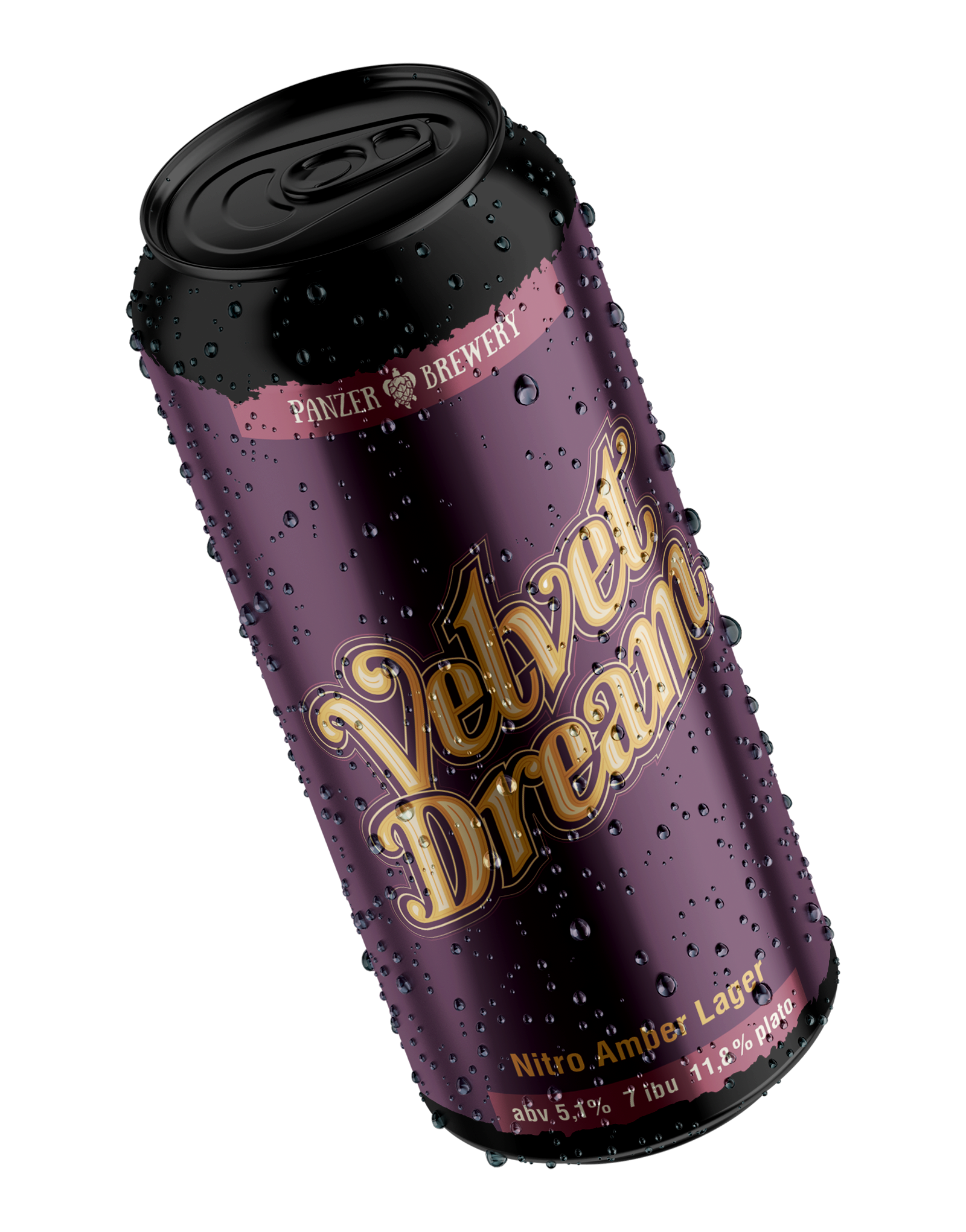 Банка пива Velvet Dream - Amber Lager от Panzer Brewery