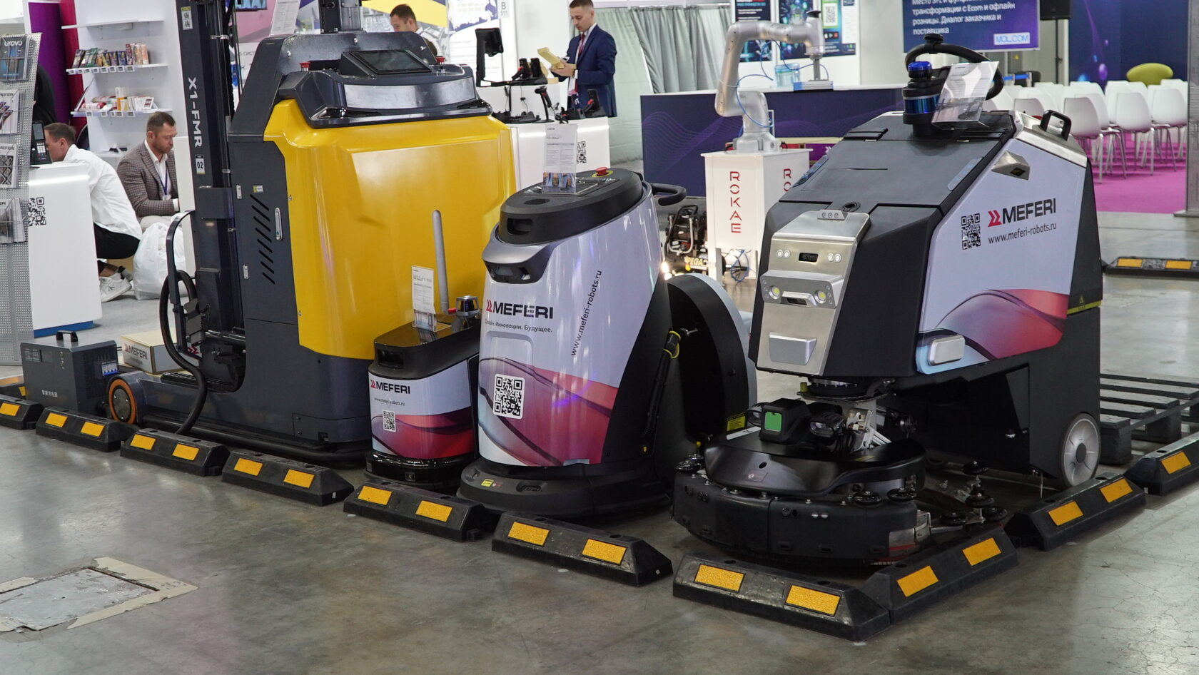 Стенд MEFERI на выставке роботизации бизнеса