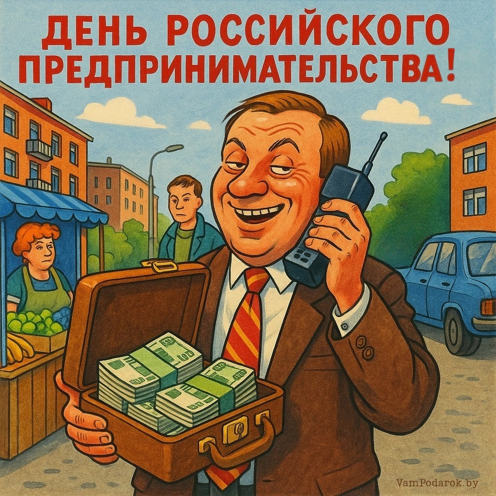 День российского предпринимательства - открытка