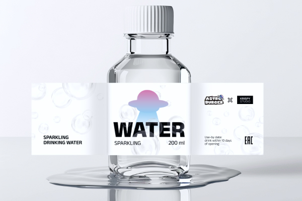 Брендинг для бургерной Astro Burger: логотип, фирменный стиль, упаковка, космическая стилистика